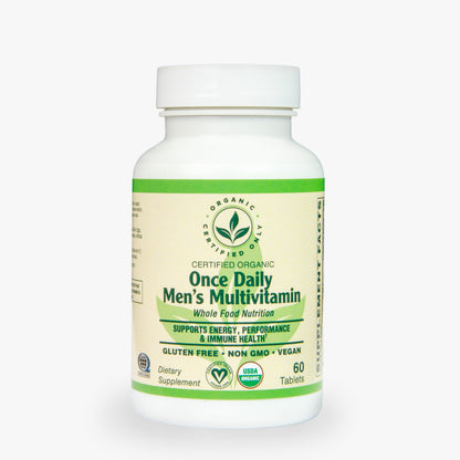 Certified Organic Once Daily Mens Multi (60 Tab)