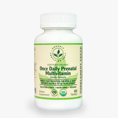 Certified Organic Once Daily Prenatal Multi (60 Tab)