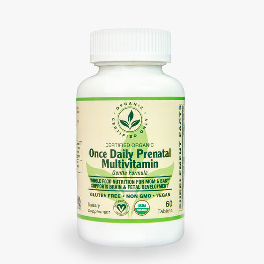 Certified Organic Once Daily Prenatal Multi (60 Tab)