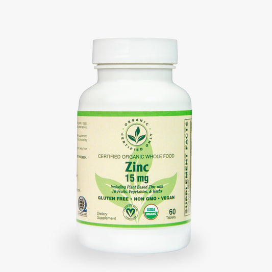 Certified Organic Whole Food Zinc
