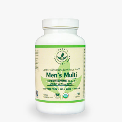 Certified Organic Whole Food Men's Multi (60 Tab)