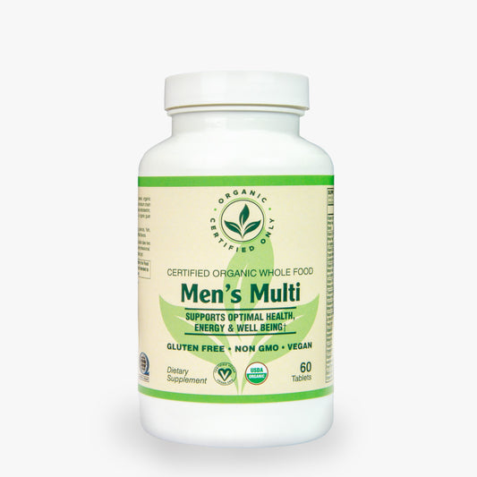 Certified Organic Whole Food Men's Multi (60 Tab)