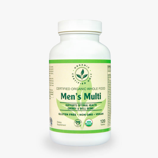 Certified Organic Whole Food Men's Multi (120 Tab)