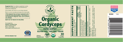 Certified Organic Cordyceps Mushroom