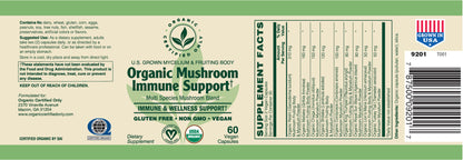 Certified Organic Mushroom Immune Support