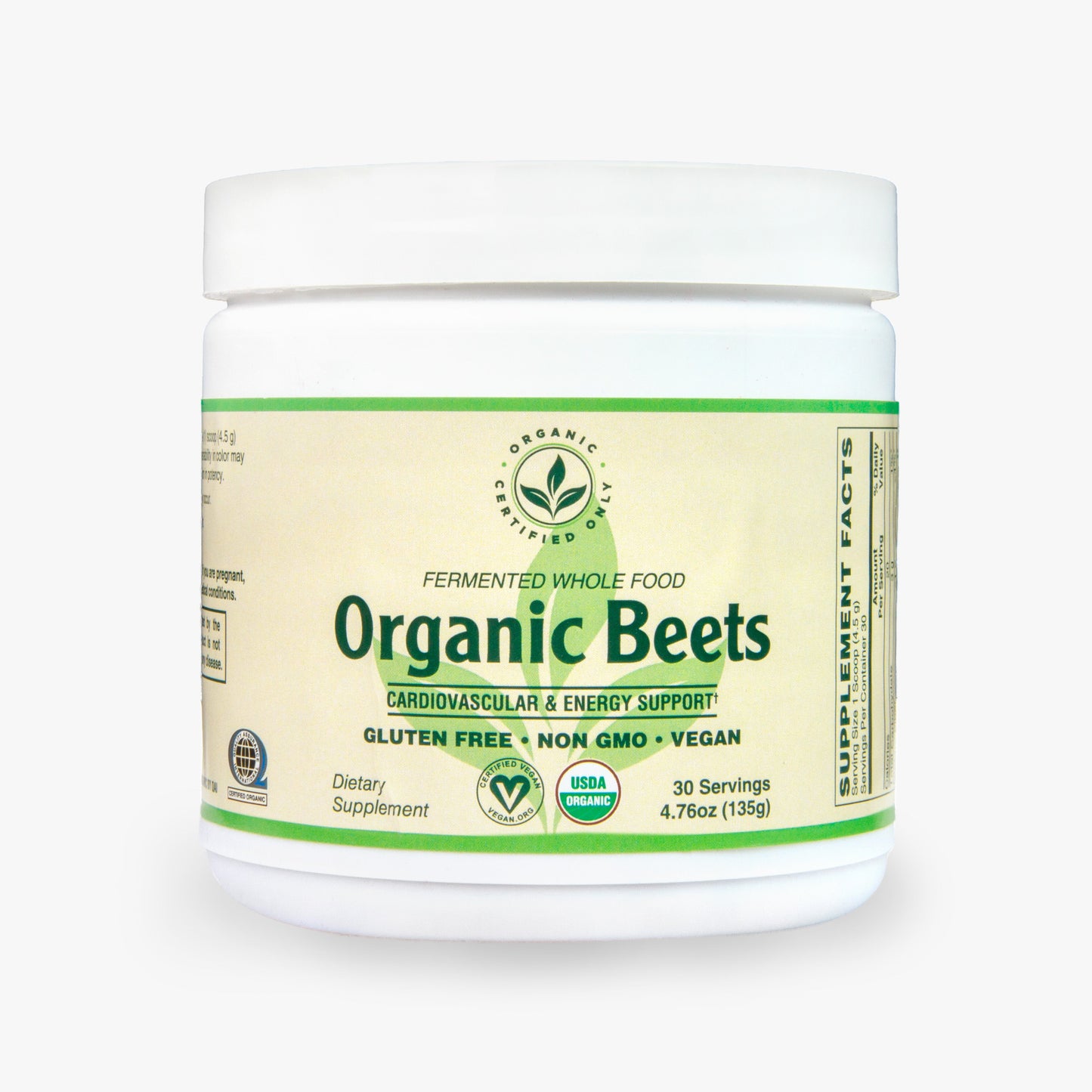 Fermented Whole Food Certified Organic Beets (4.76oz)