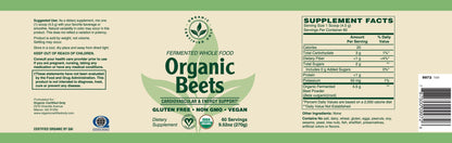Fermented Whole Food Certified Organic Beets (9.52oz)