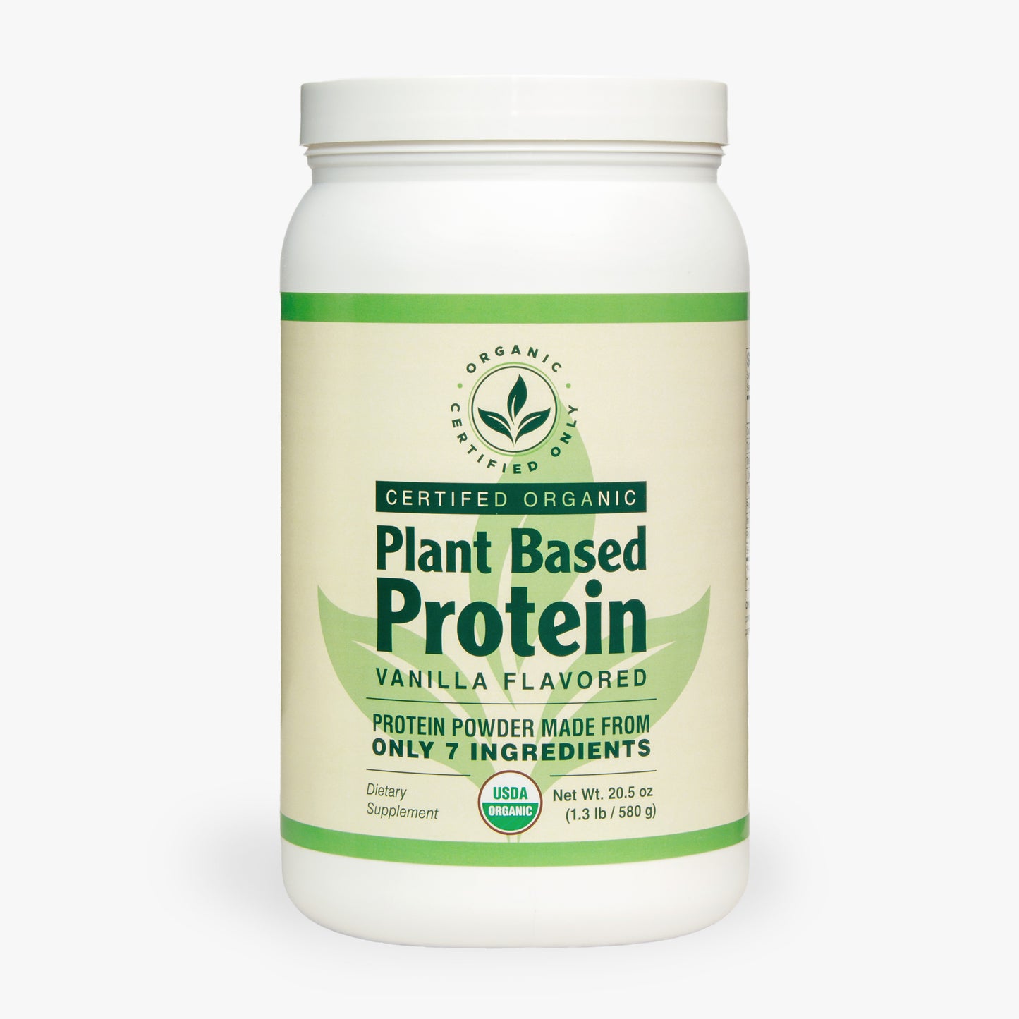 Certified Organic Plant Based Protein - Vanilla